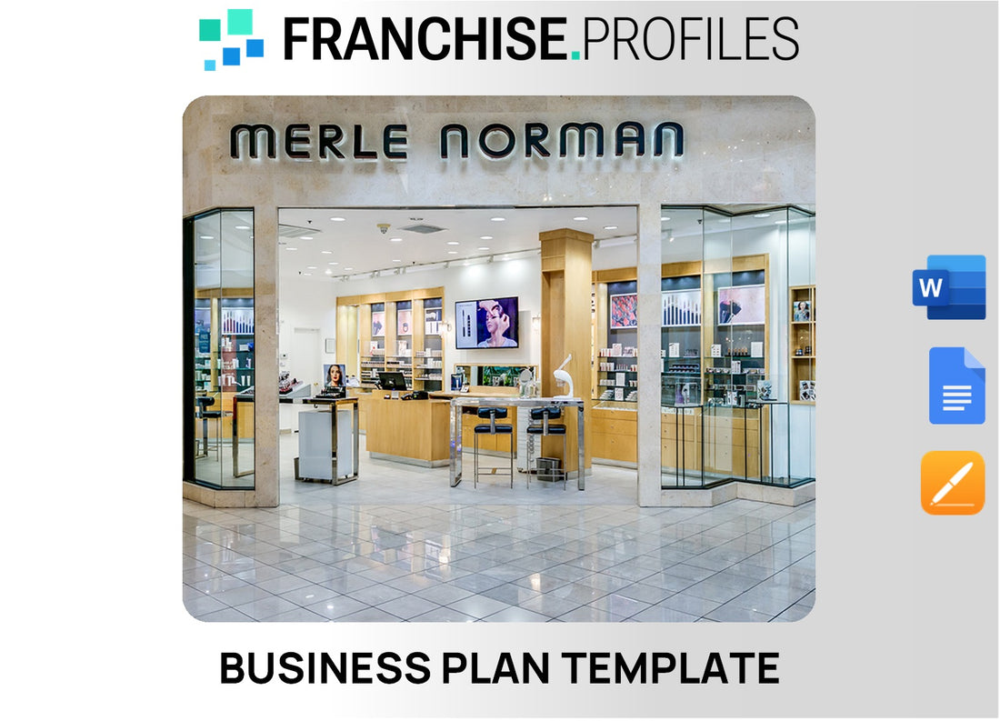 Merle Norman Franchise Business Plan Template