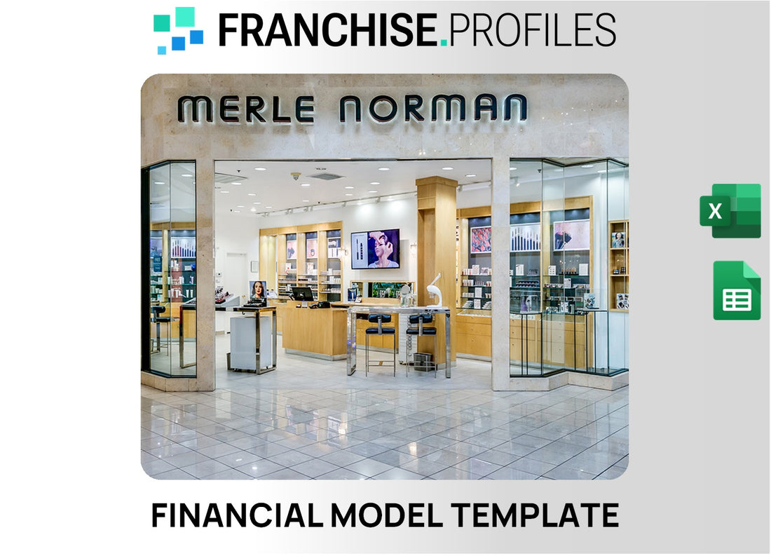 Merle Norman Franchise Financial Model Template