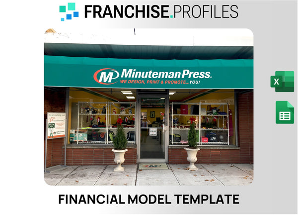 Minuteman Press Franchise Financial Model Template
