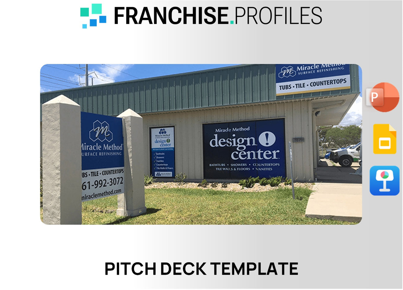 Miracle Method Franchise Pitch Deck Template
