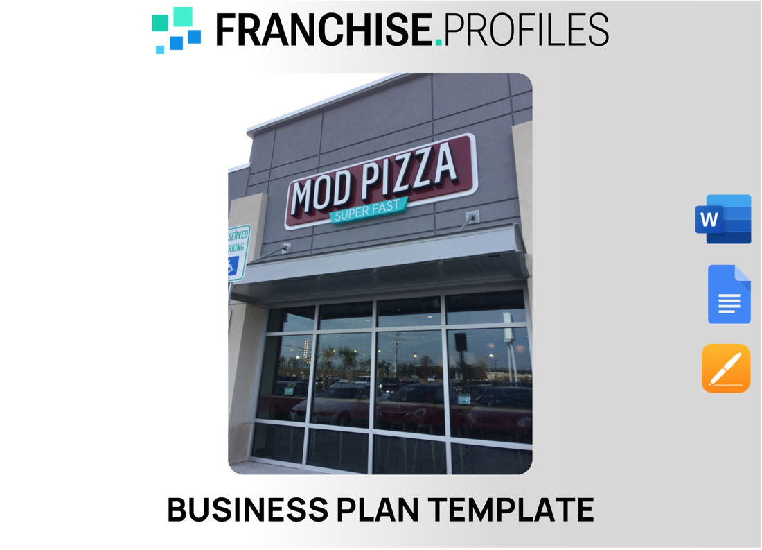 MOD Pizza Franchise Business Plan Template