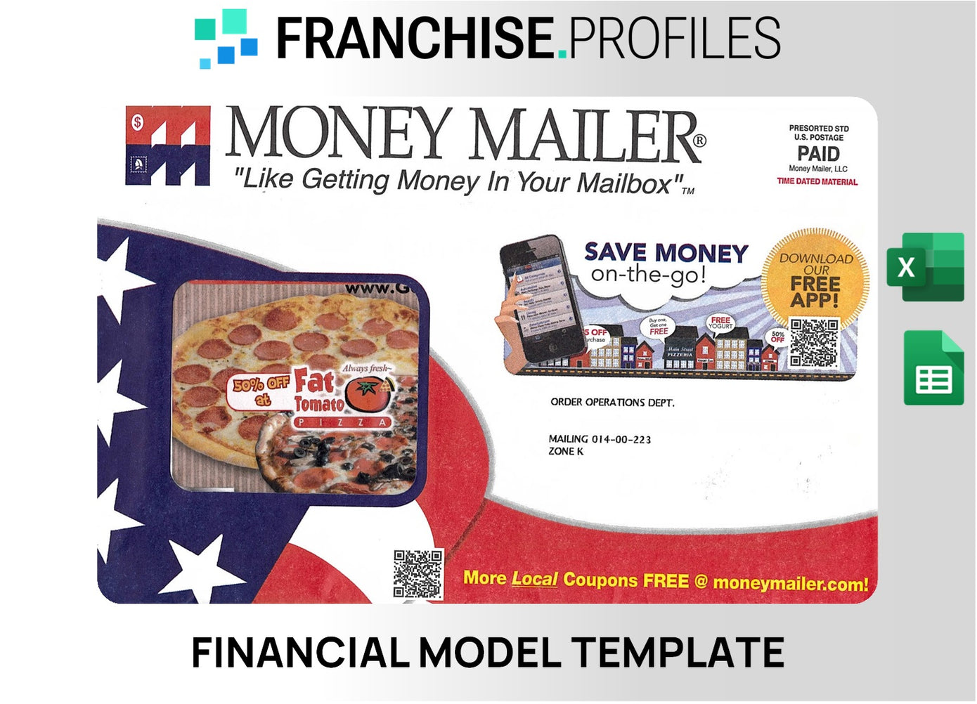 Money Mailer Franchise Financial Model Template