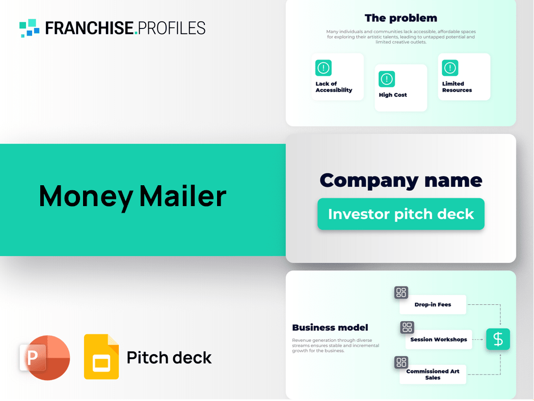 Money Mailer Franchise Pitch Deck Template