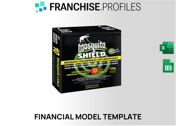 Mosquito Shield Franchise Financial Model Template