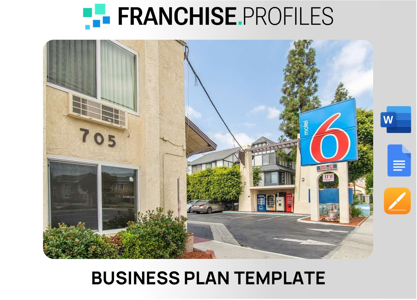 Motel 6 Franchise Business Plan Template