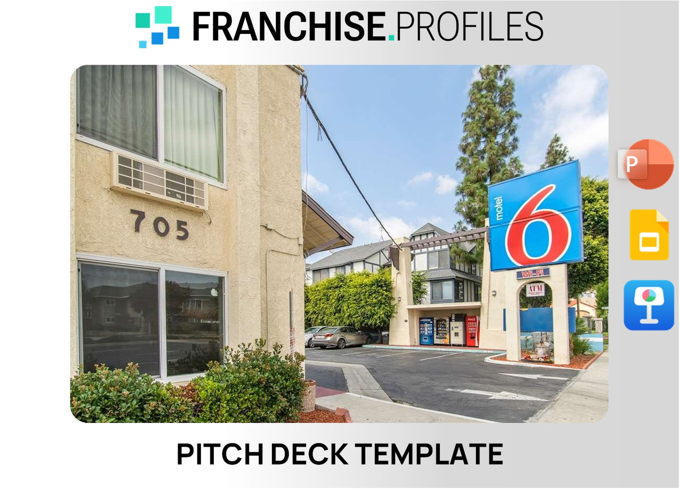 Motel 6 Franchise Pitch Deck Template