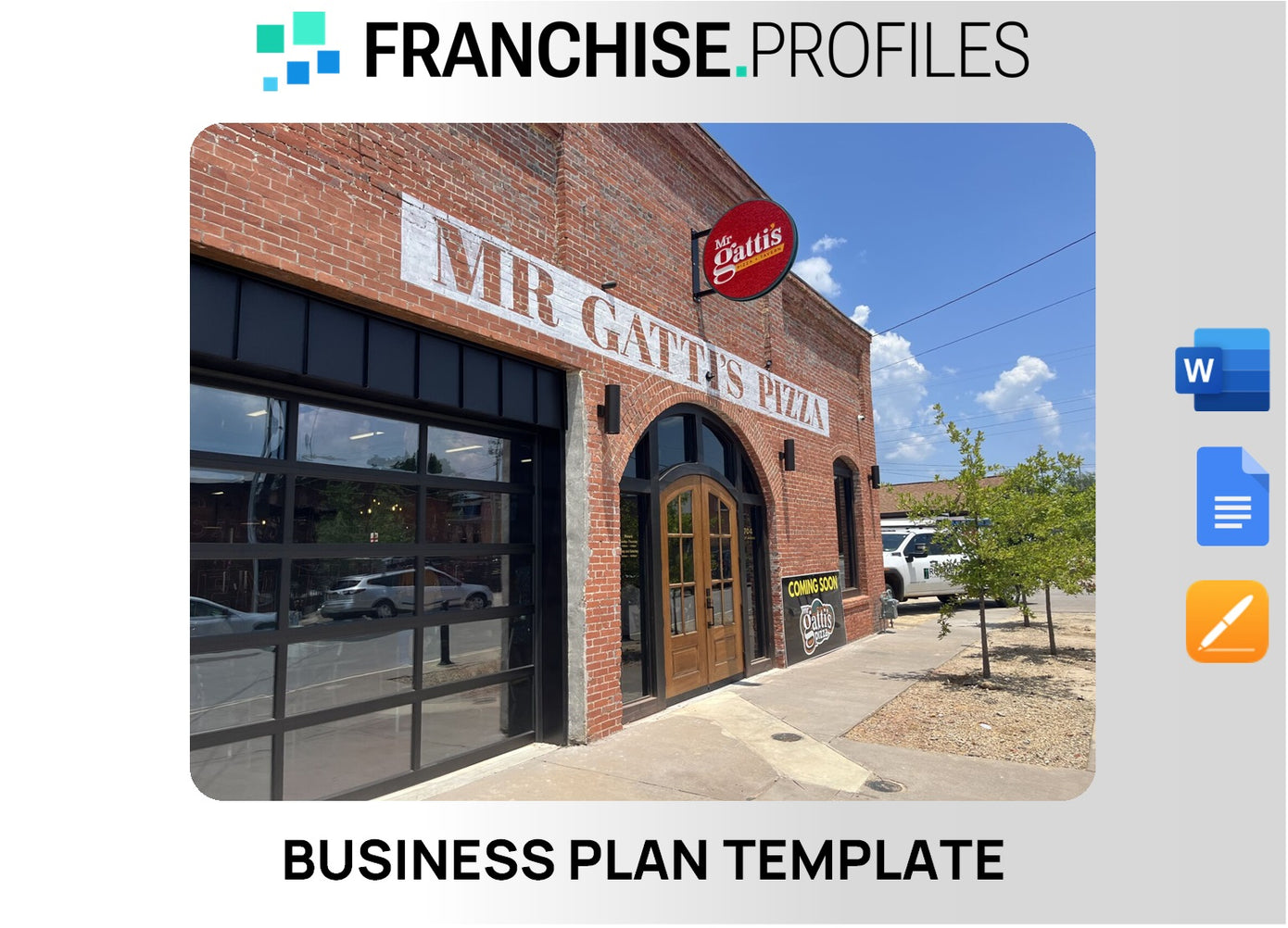 Mr. Gatti's Pizza Franchise Business Plan Template