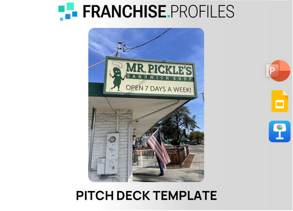 Mr. Pickle's Sandwich Shop Franchise Pitch Deck Template