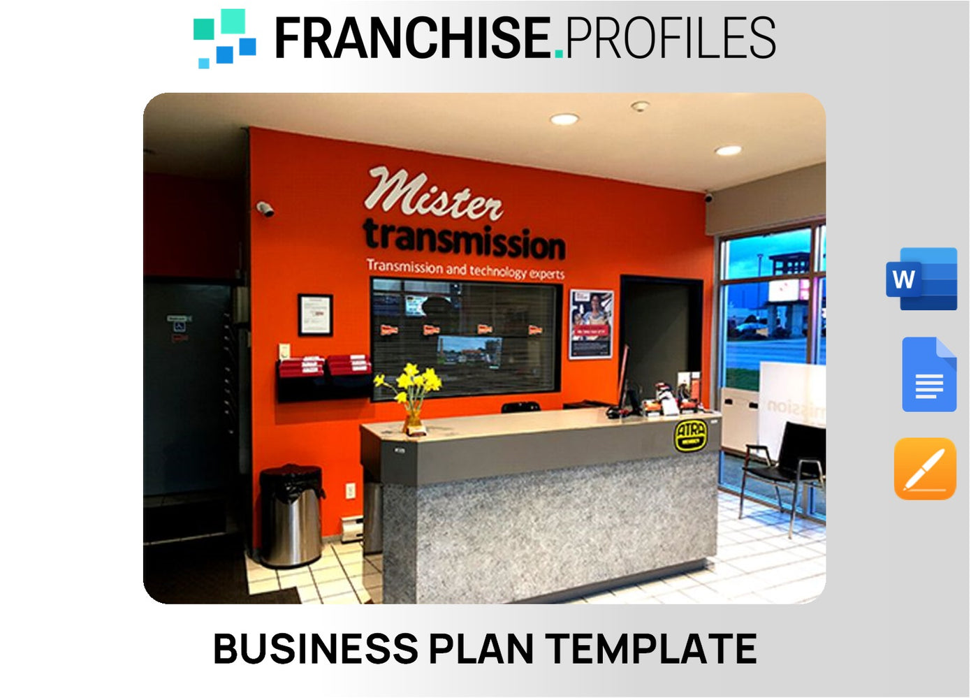 Mr. Transmission Franchise Business Plan Template