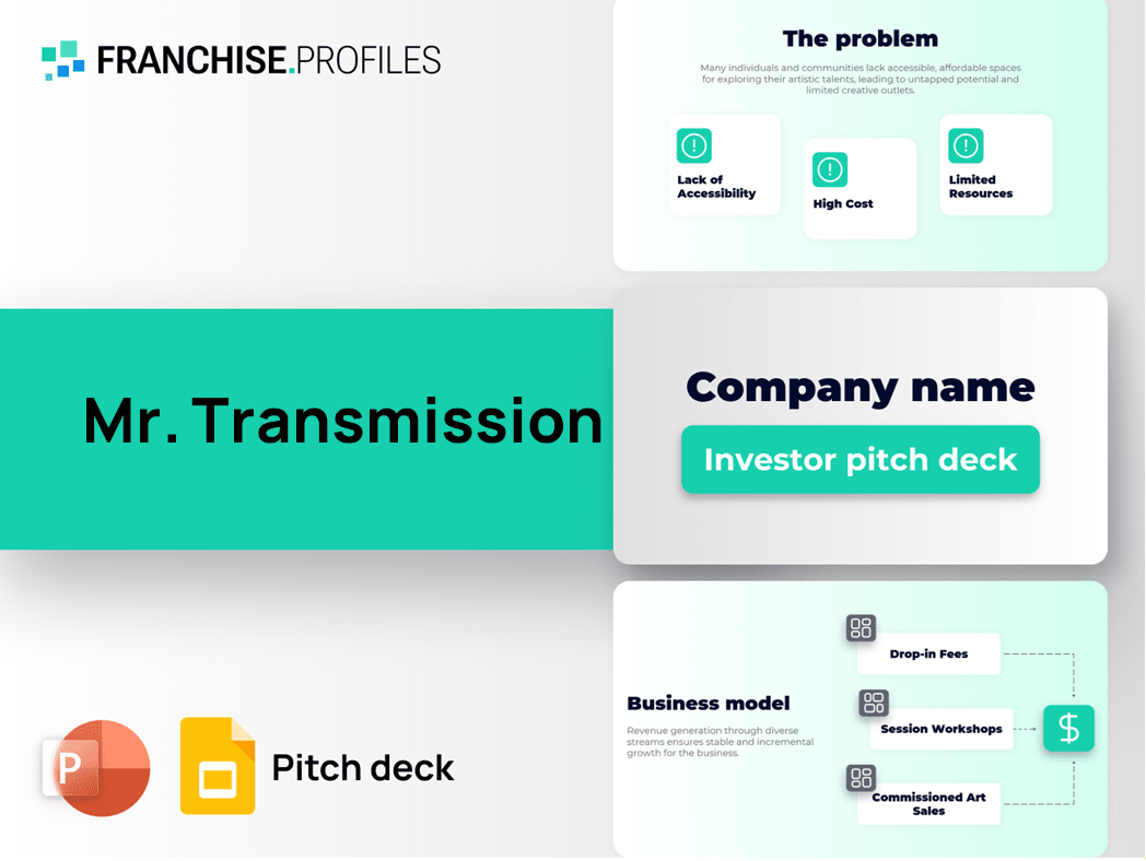 Mr. Transmission Franchise Pitch Deck Template