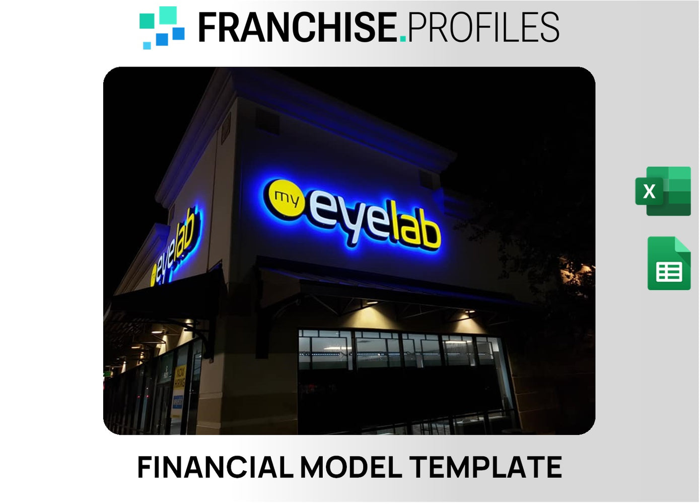 My Eyelab Franchise Financial Model Template