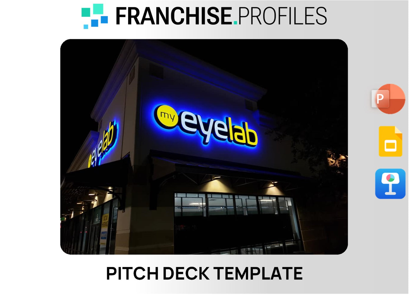 My Eyelab Franchise Pitch Deck Template