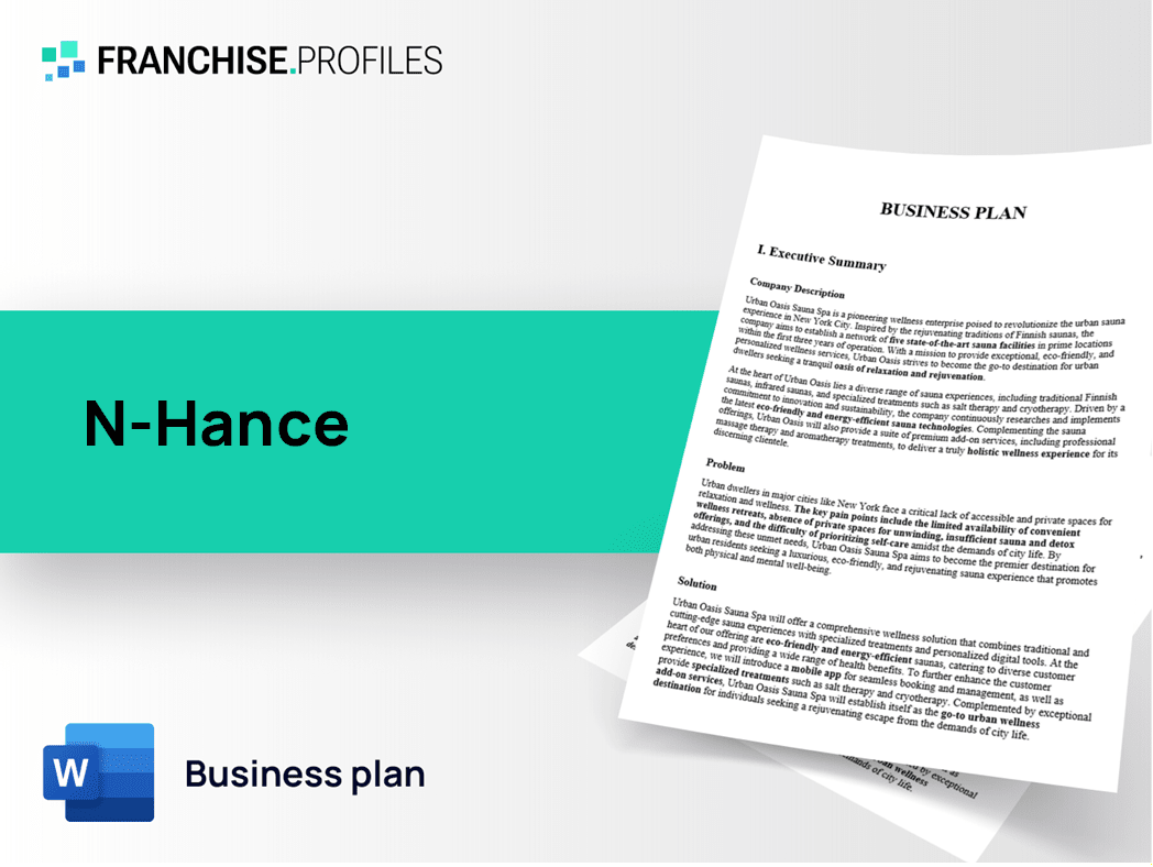 N-Hance Franchise Business Plan Template