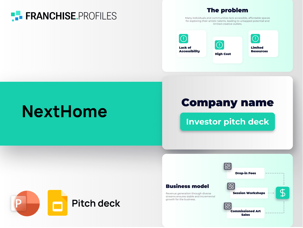 NextHome Franchise Pitch Deck Template