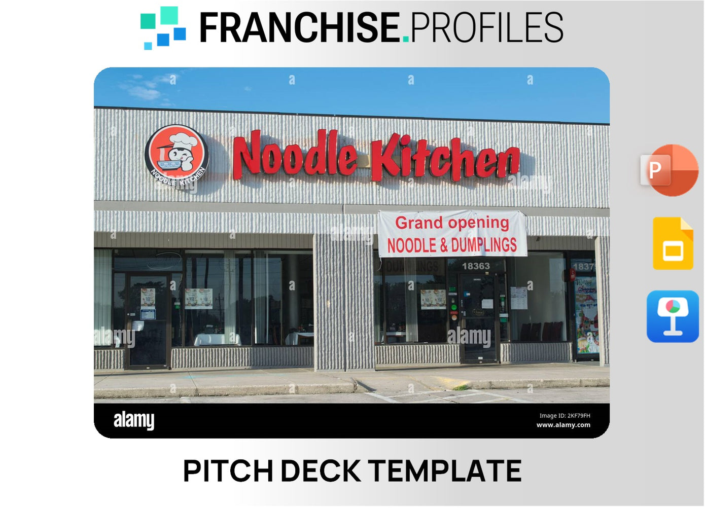 Noodles & Company Franchise Pitch Deck Template