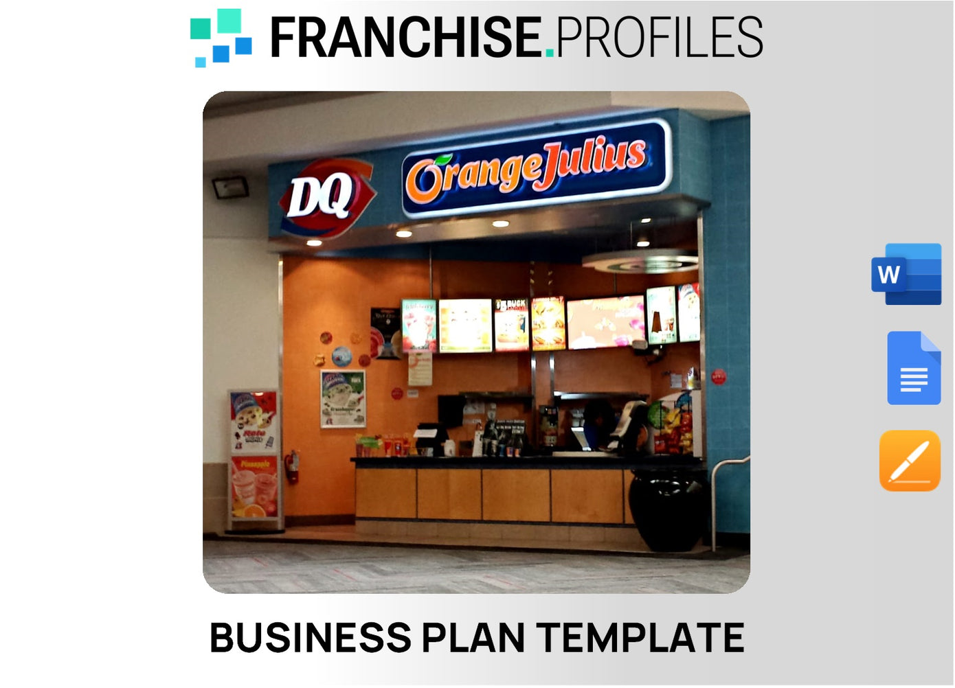 Orange Julius Franchise Business Plan Template
