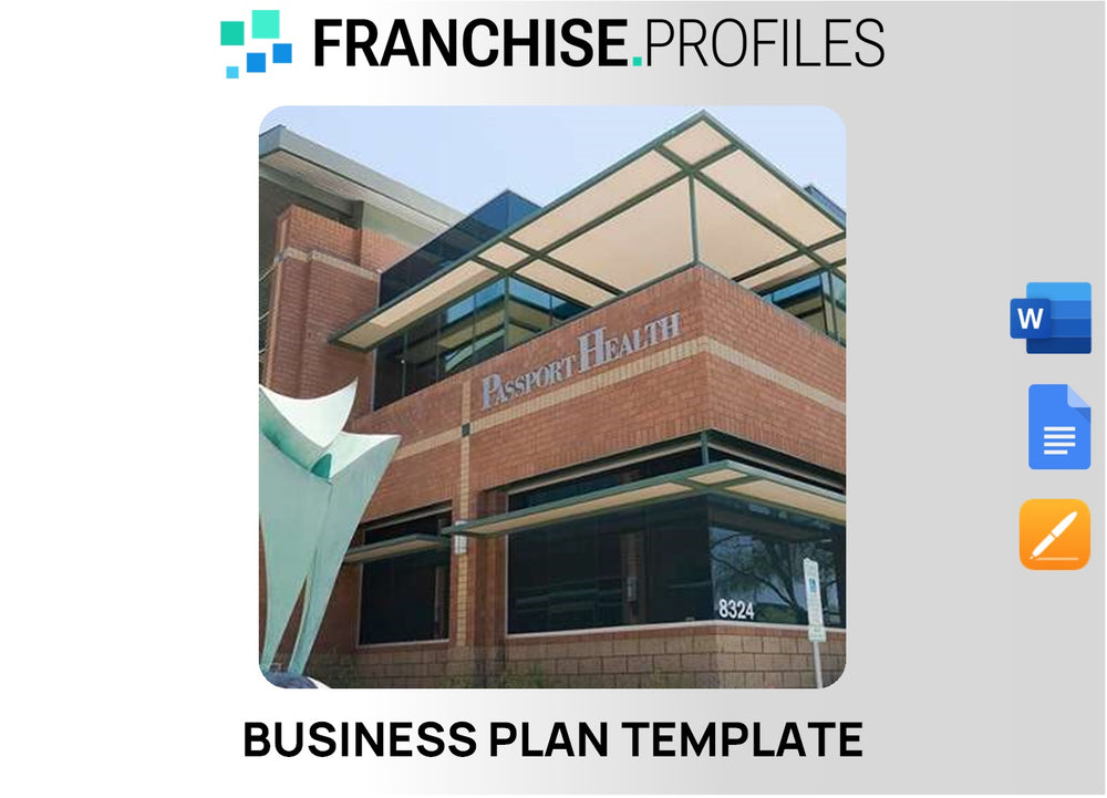 Passport Health Franchise Business Plan Template