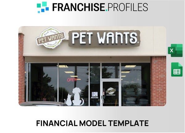 Pet Wants Franchise Financial Model Template