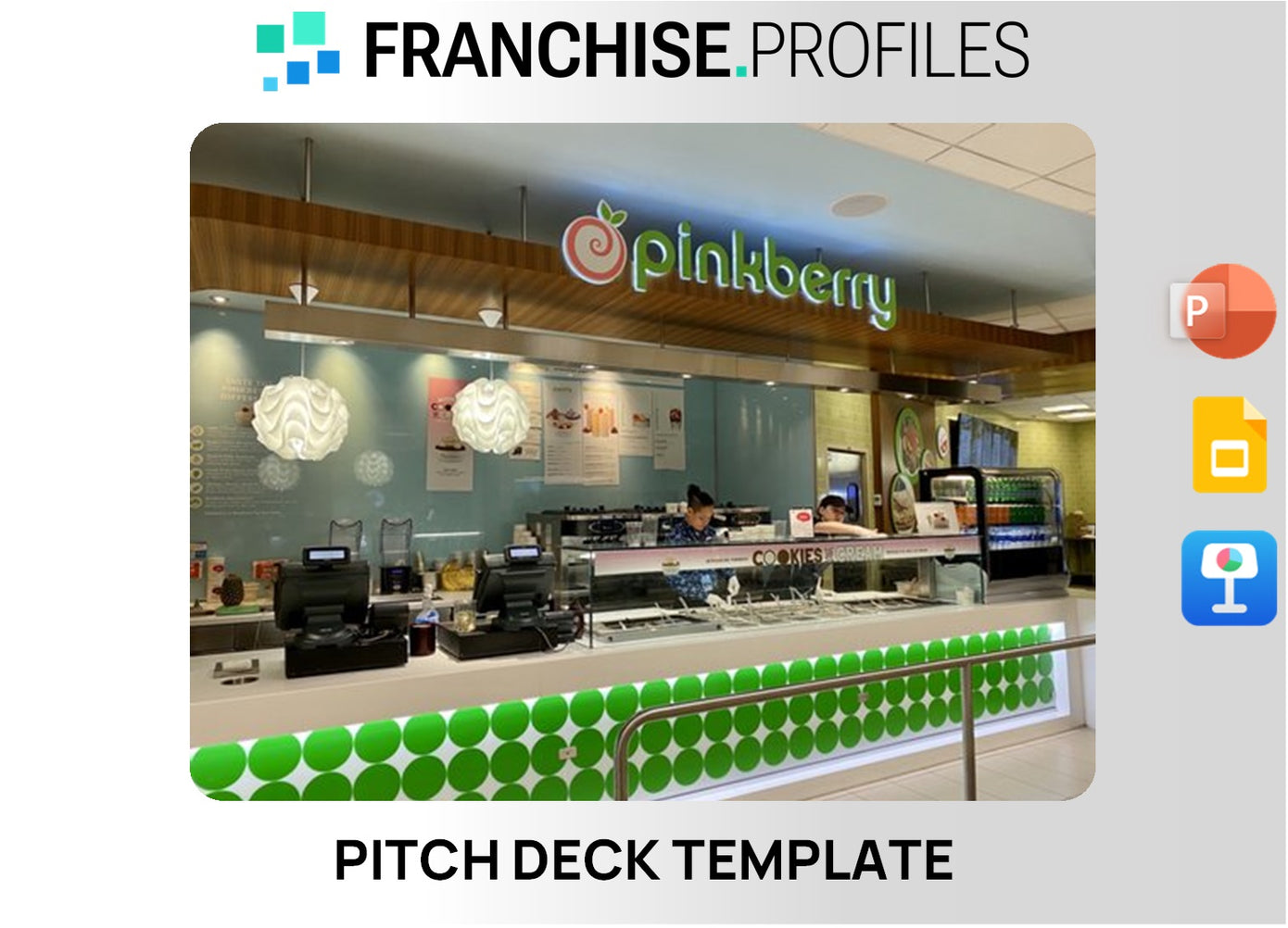 Pinkberry Franchise Pitch Deck Template