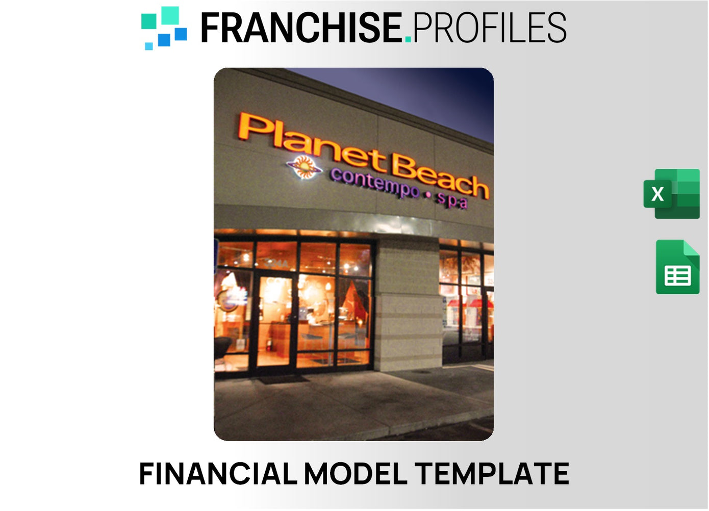 Planet Beach Franchise Financial Model Template
