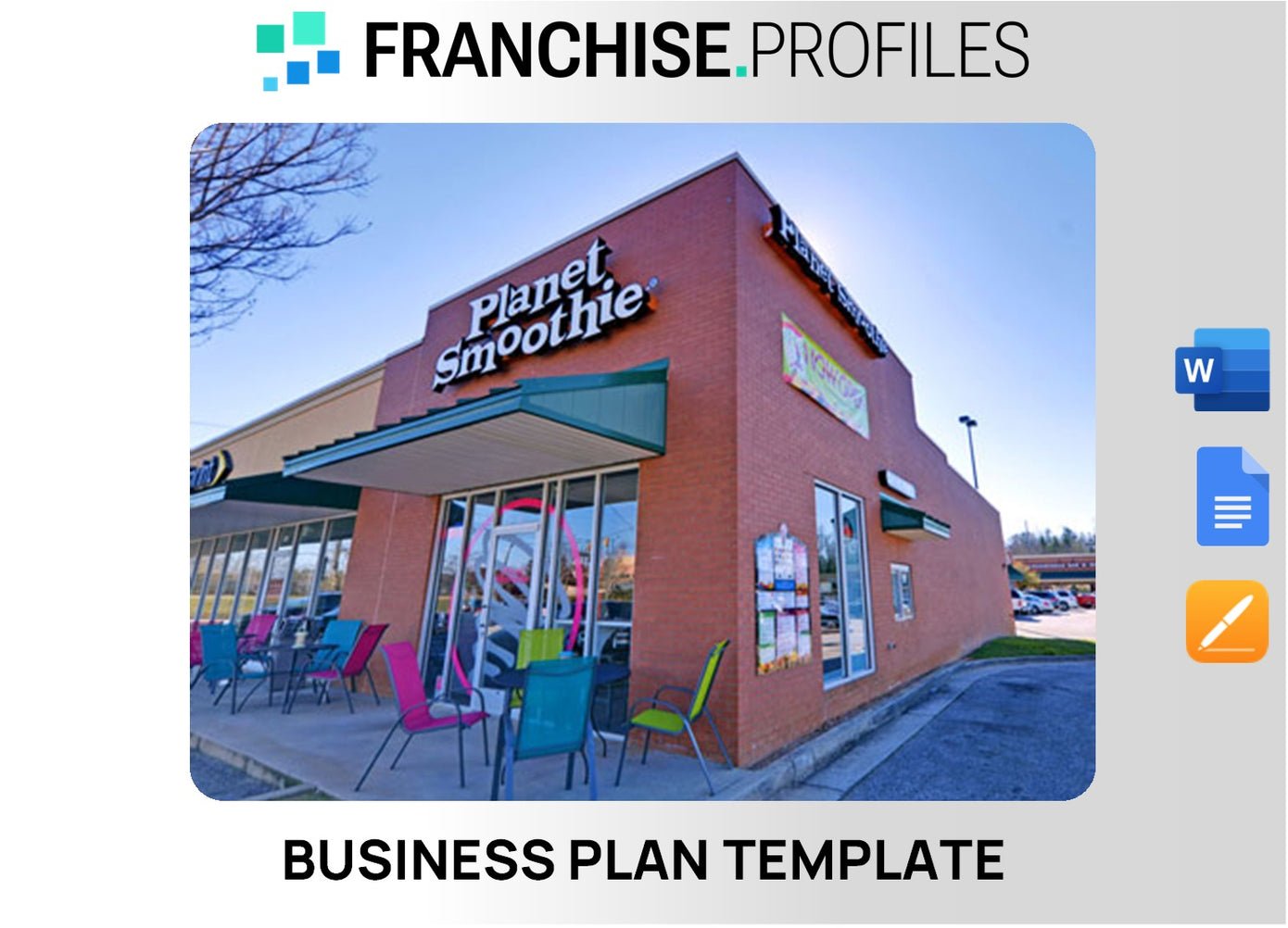 Planet Smoothie Franchise Business Plan Template
