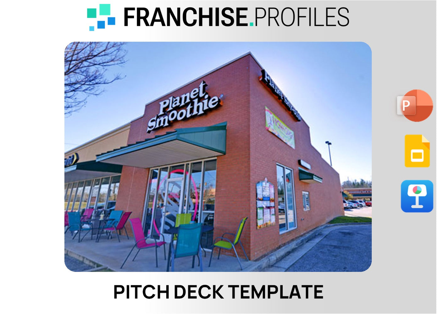 Planet Smoothie Franchise Pitch Deck Template