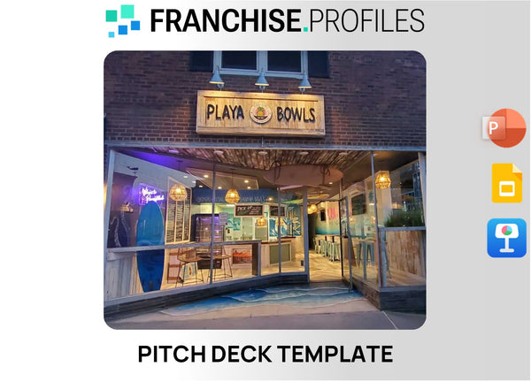 Playa Bowls Franchise Pitch Deck Template