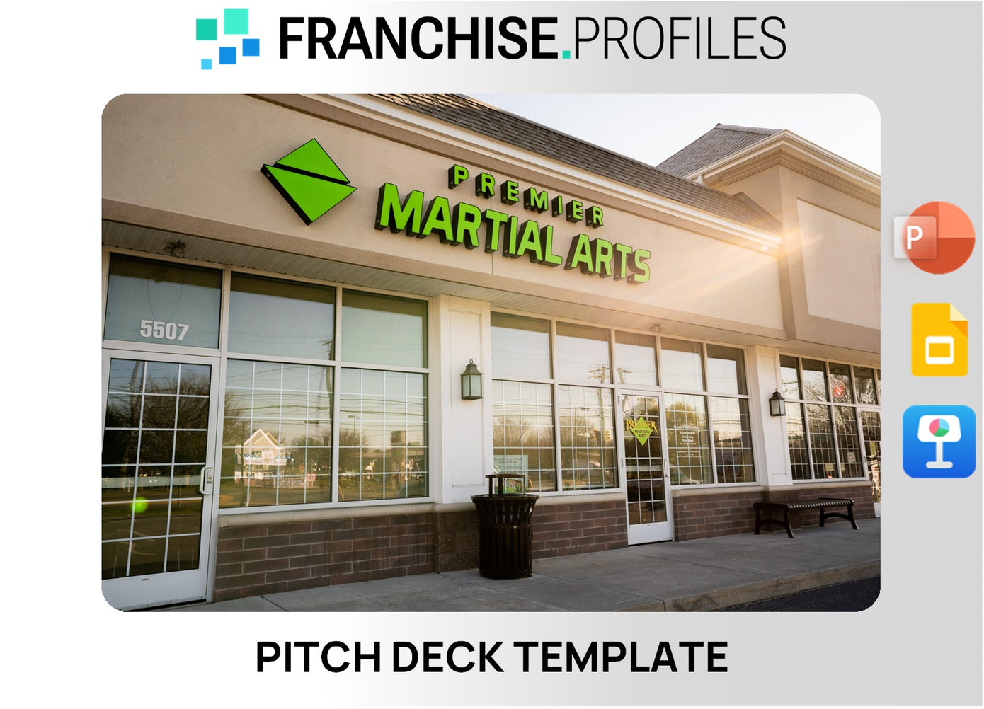 Premier Martial Arts Franchise Pitch Deck Template