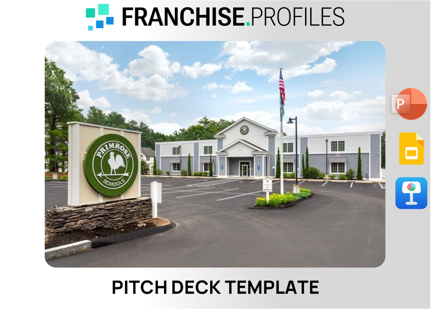 Primrose K Schools Franchise Pitch Deck Template