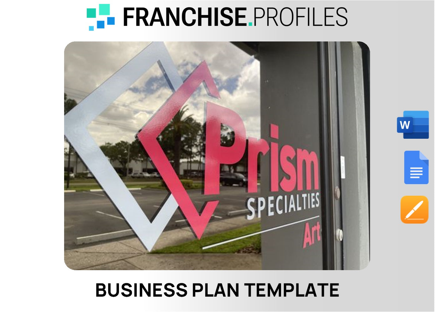 Prism Specialties Franchise Business Plan Template