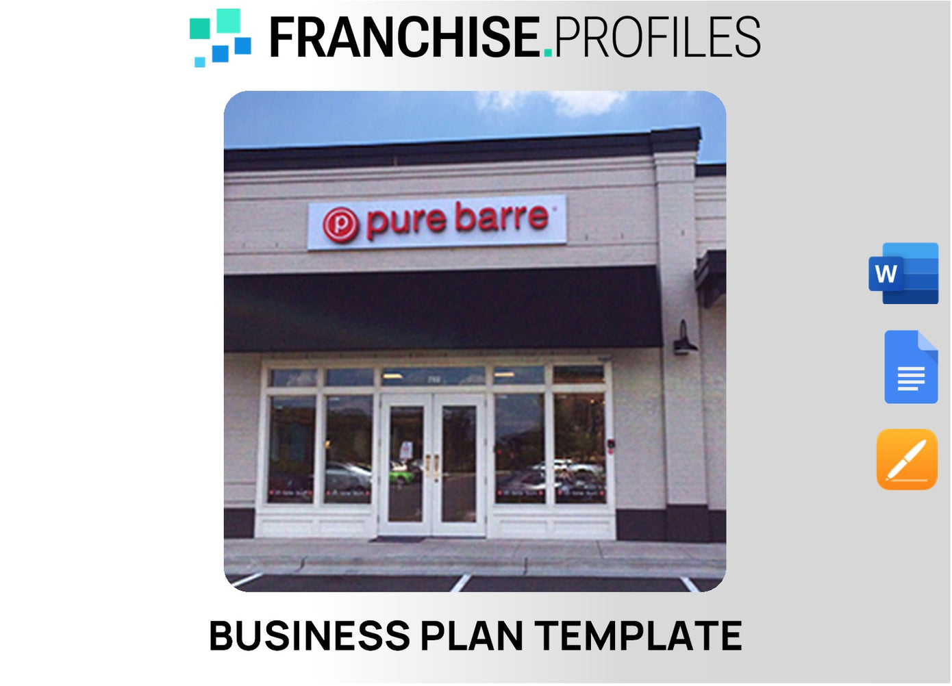 Pure Barre Franchise Business Plan Template
