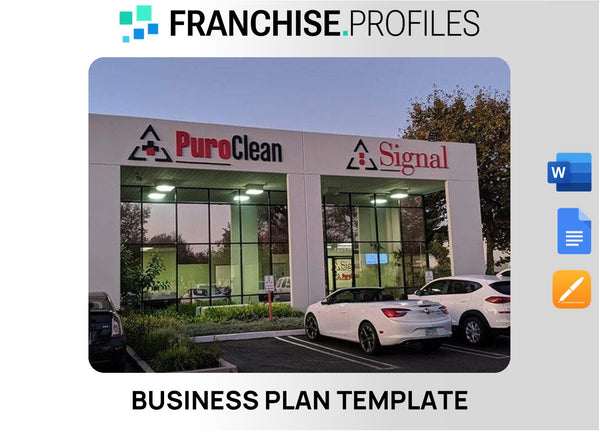 PuroClean Franchise Business Plan Template