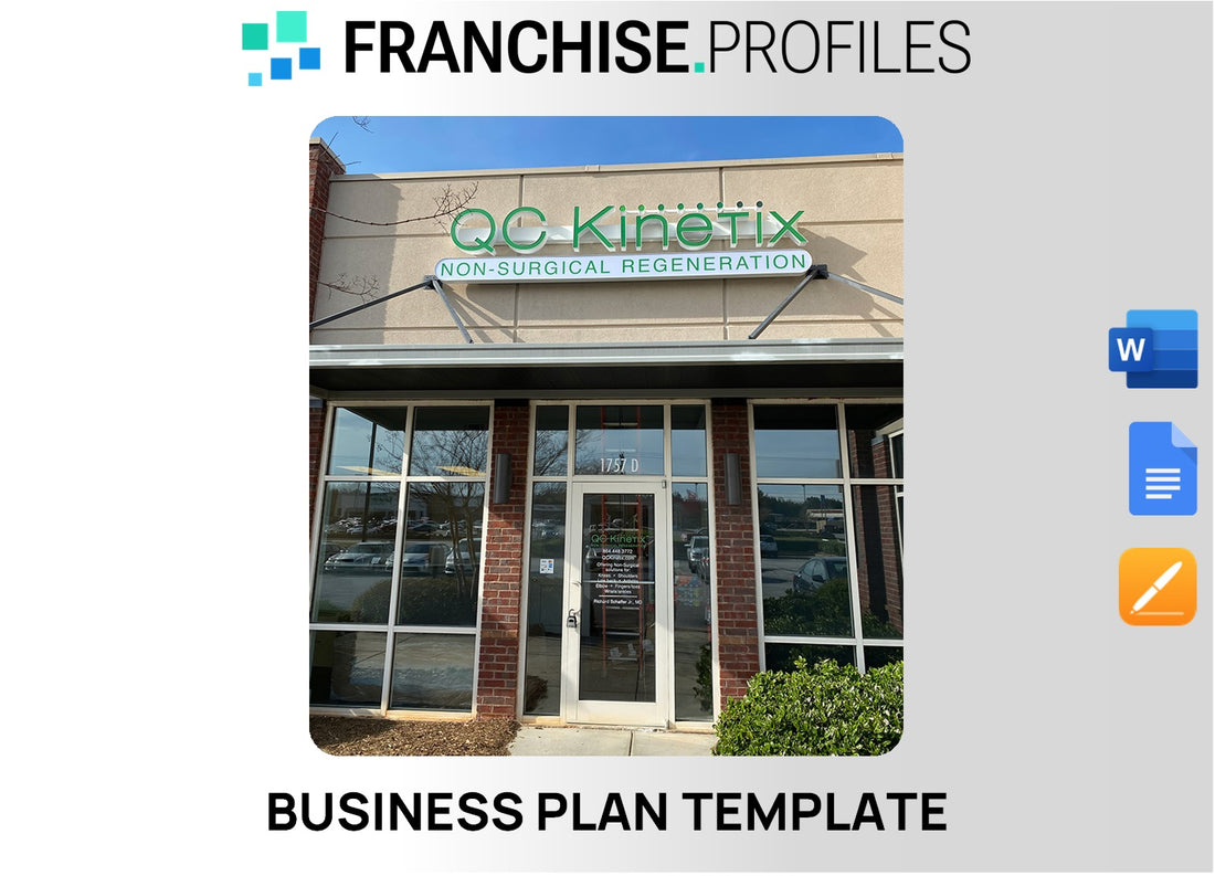 QC Kinetix Franchise Business Plan Template