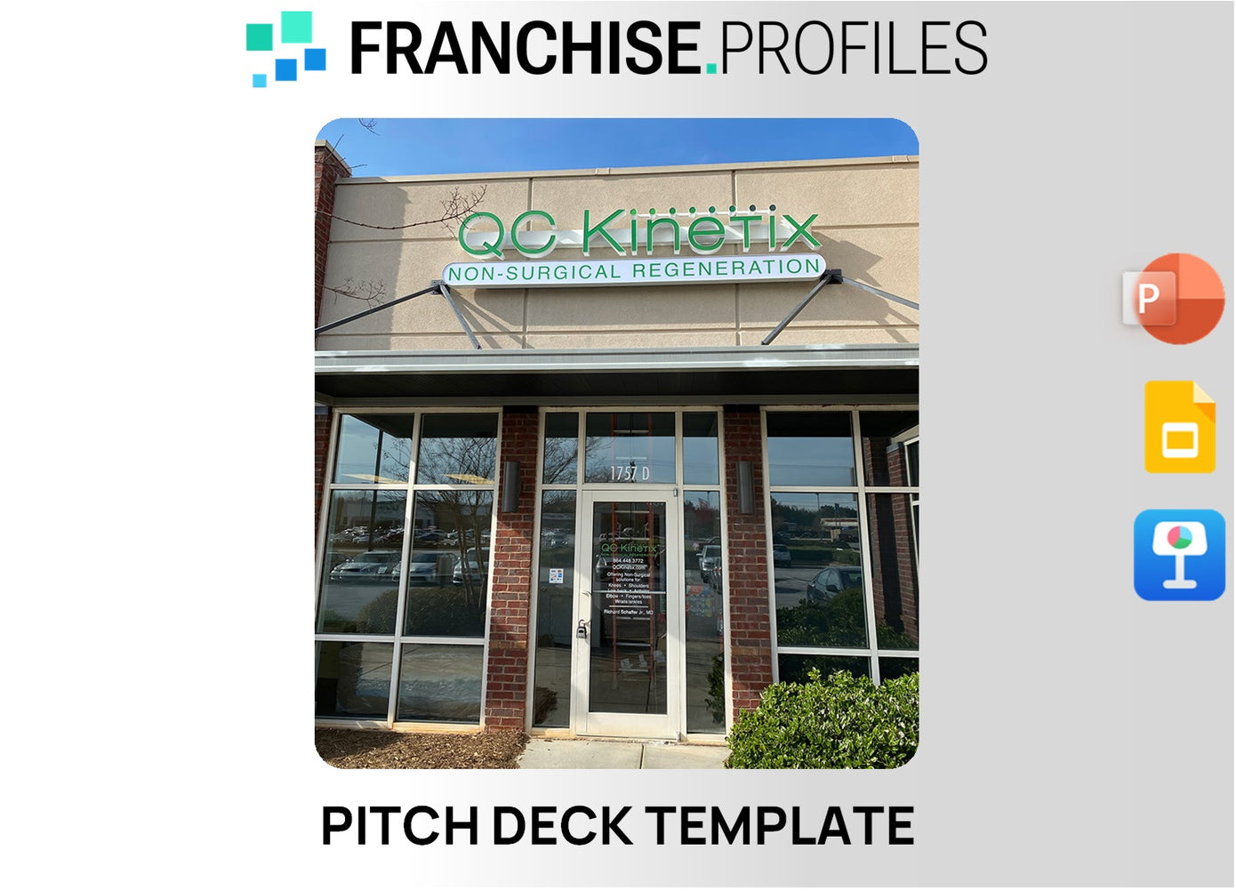 QC Kinetix Franchise Pitch Deck Template