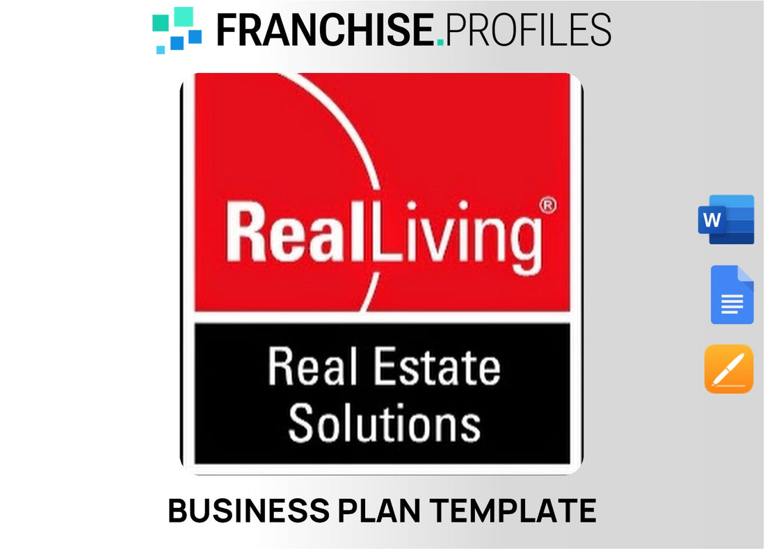 Real Living Real Estate Franchise Business Plan Template