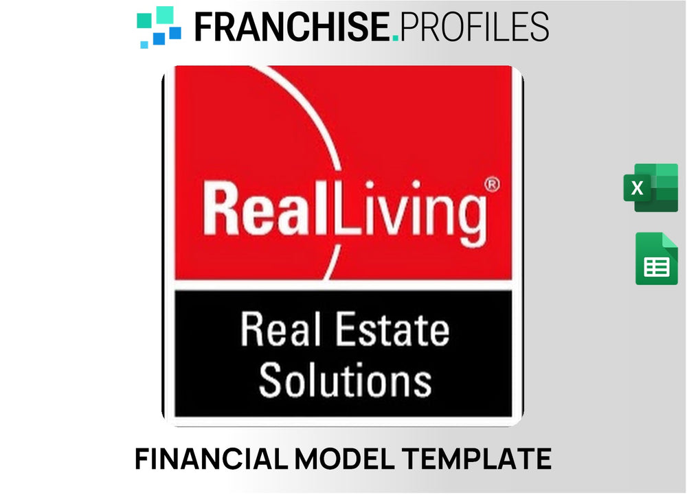 Real Living Real Estate Franchise Financial Model Template