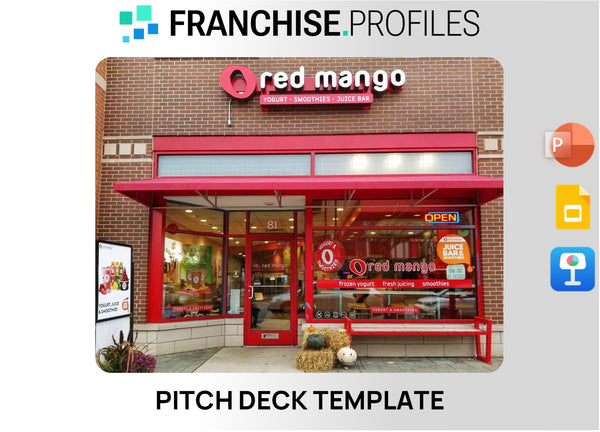 Red Mango Franchise Pitch Deck Template
