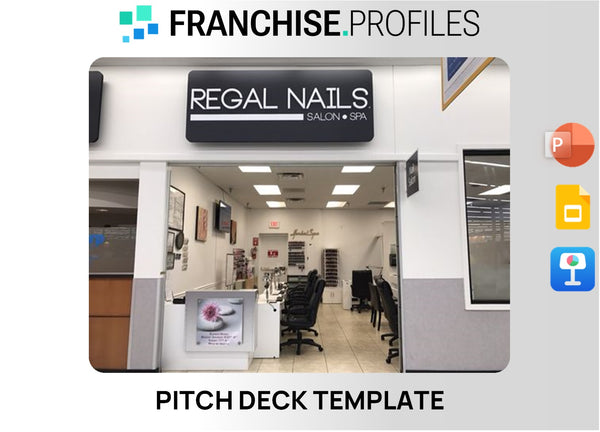Regal Nails Salon & Spa Franchise Pitch Deck Template