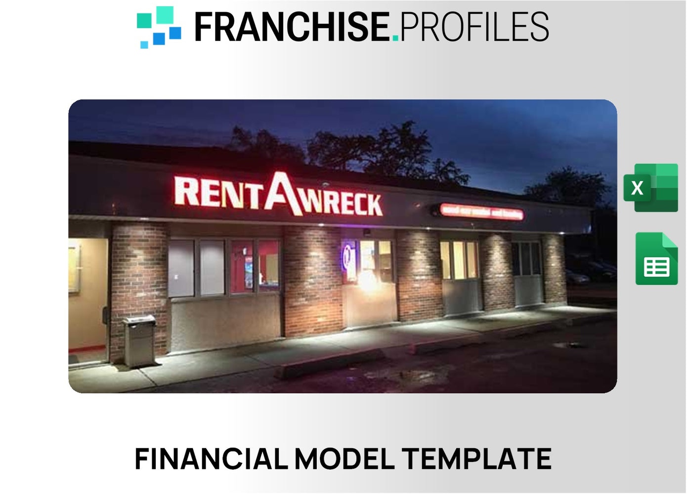 Rent-A-Wreck Franchise Financial Model Template