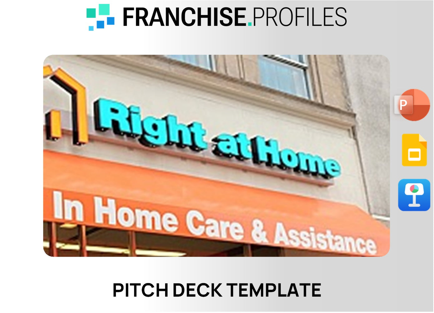 Right at Home Franchise Pitch Deck Template