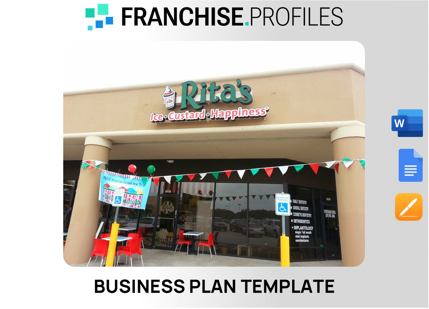 Rita's Ice-Custard-Happiness Franchise Business Plan Template