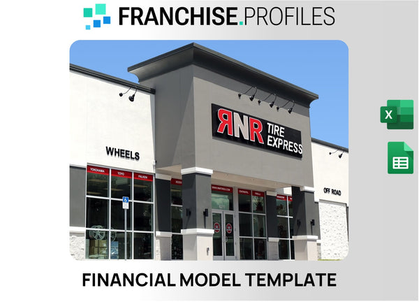 RNR Tire Express Franchise Financial Model Template