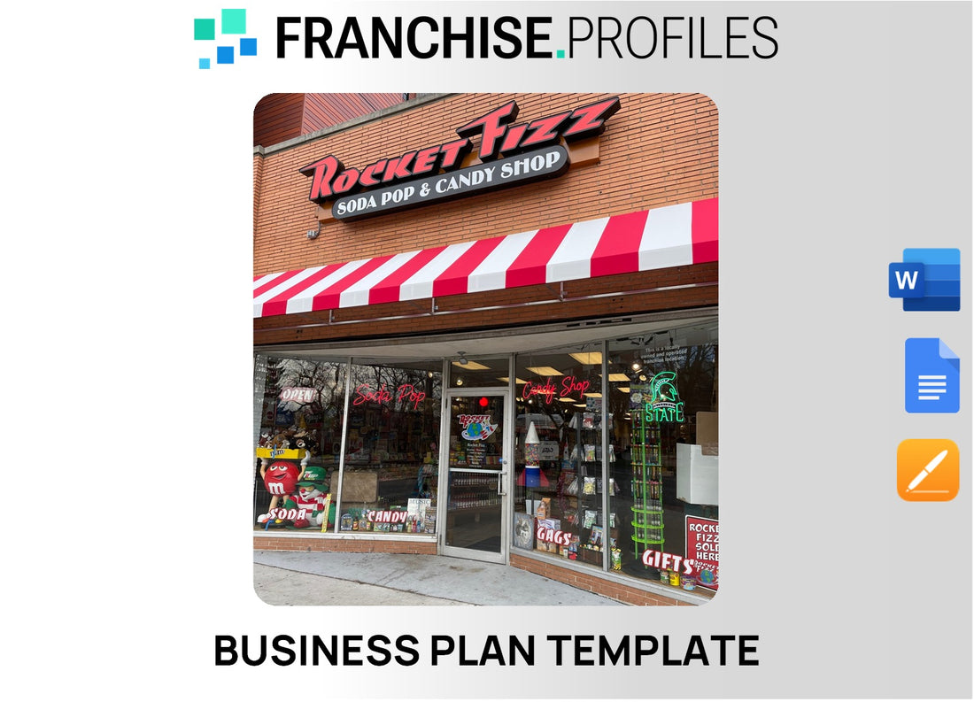 Rocket Fizz Franchise Business Plan Template