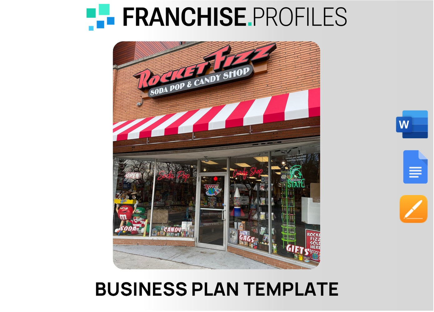 Rocket Fizz Franchise Business Plan Template