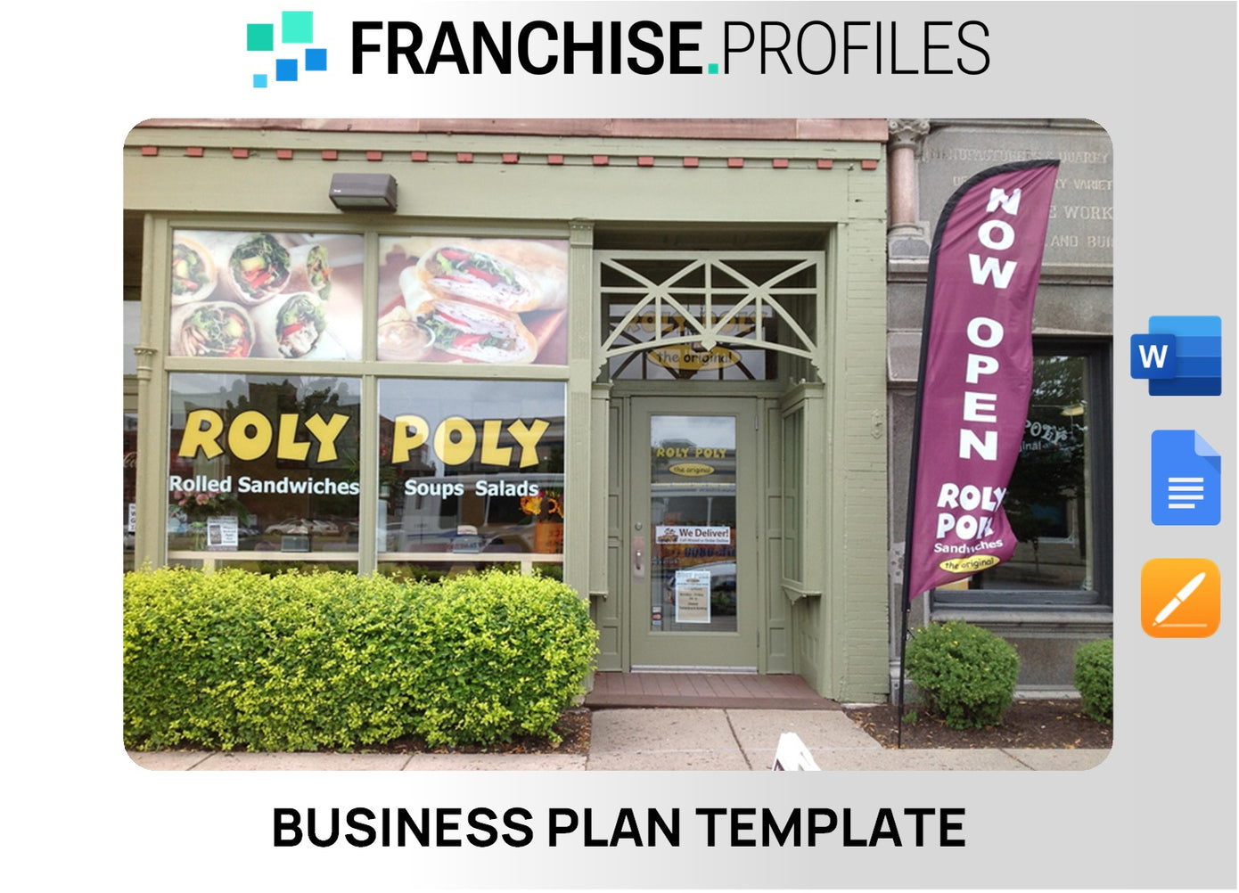 Roly Poly Rolled Sandwiches Franchise Business Plan Template