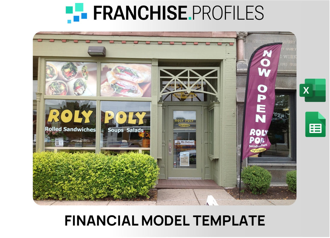 Roly Poly Rolled Sandwiches Franchise Financial Model Template