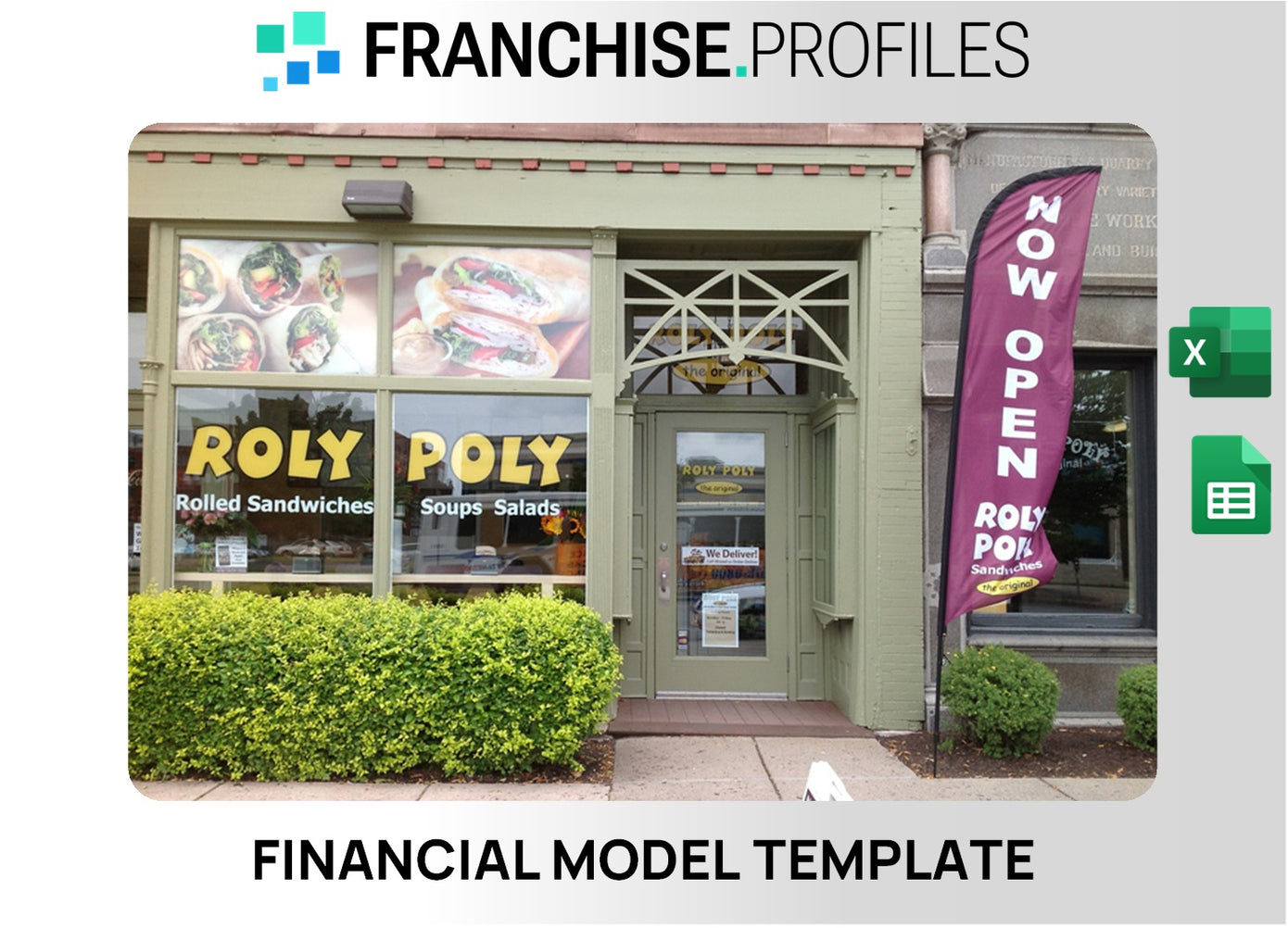 Roly Poly Rolled Sandwiches Franchise Financial Model Template