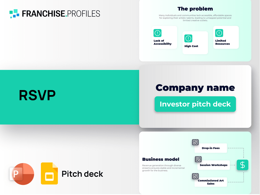 RSVP Franchise Pitch Deck Template