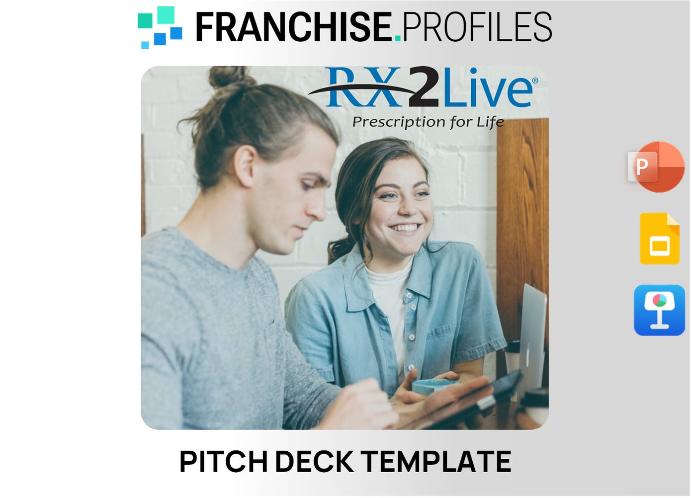RX2Live Franchise Pitch Deck Template