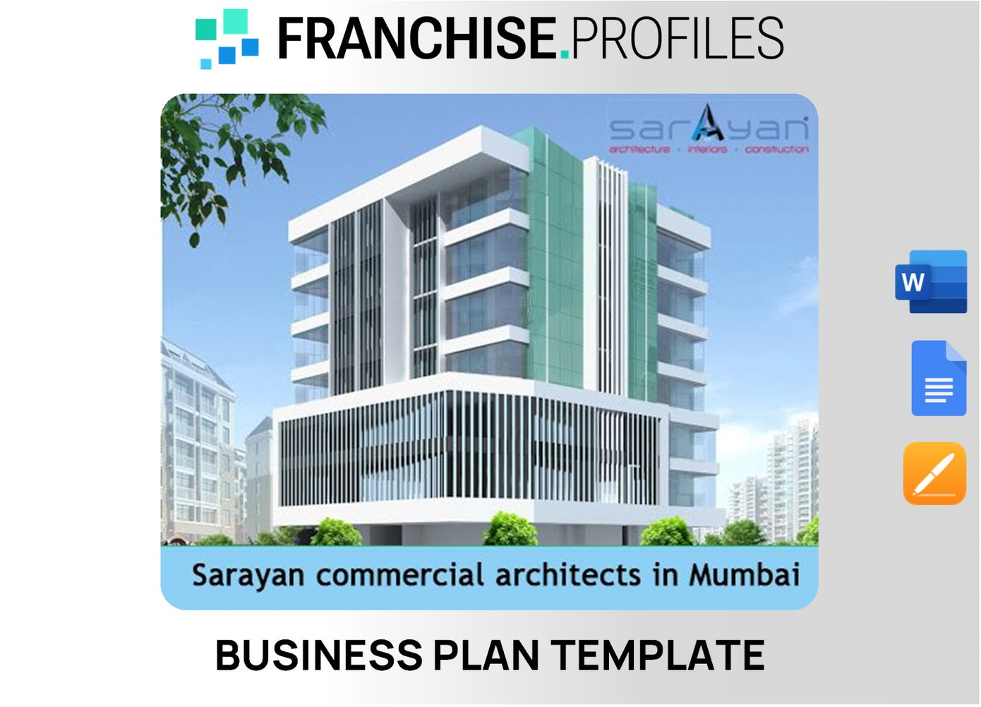 Sarayan Building Solutions Franchise Business Plan Template